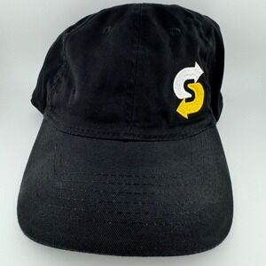 Subway Restaurant Employee Uniform Hat Black Unisex Adjustable Baseball Cap Logo